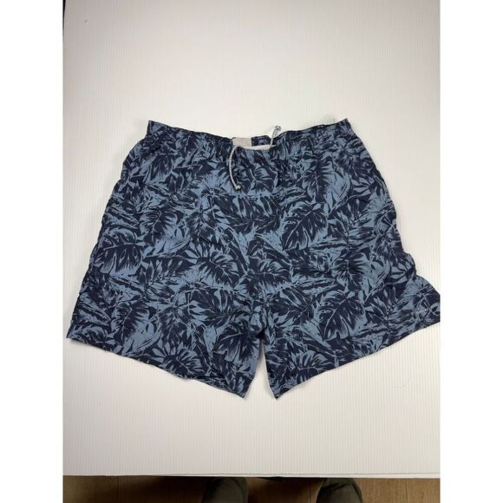 Columbia Men's Tropical Leaf Print Swim Shorts Beach Summer Trunks XXL